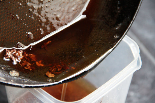 used cooking oil becomes soap