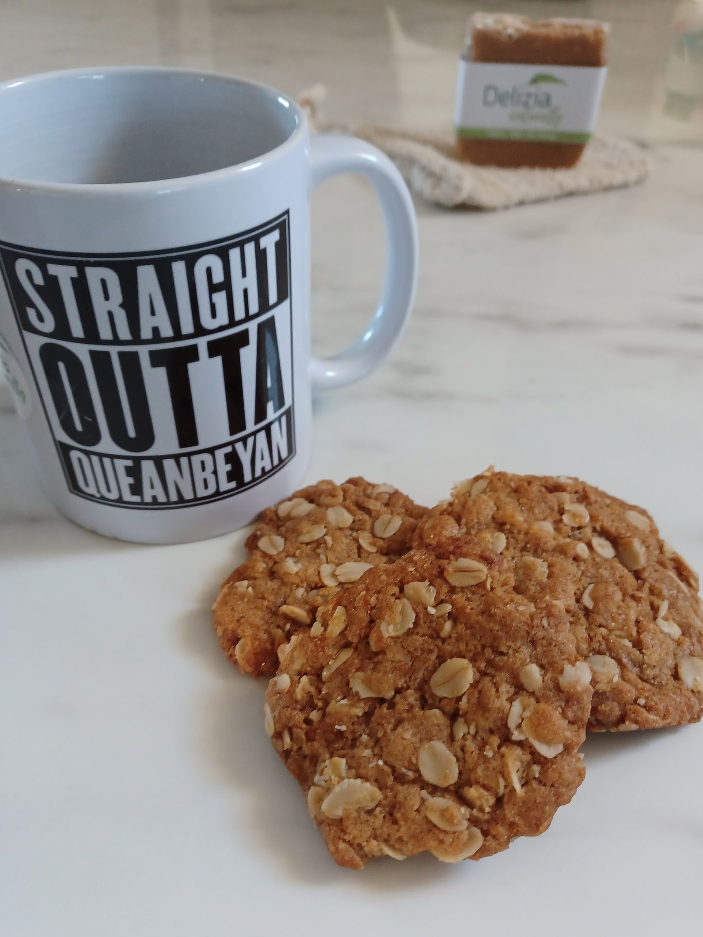 "Straight Outta Queanbeyan" limited edition mug.