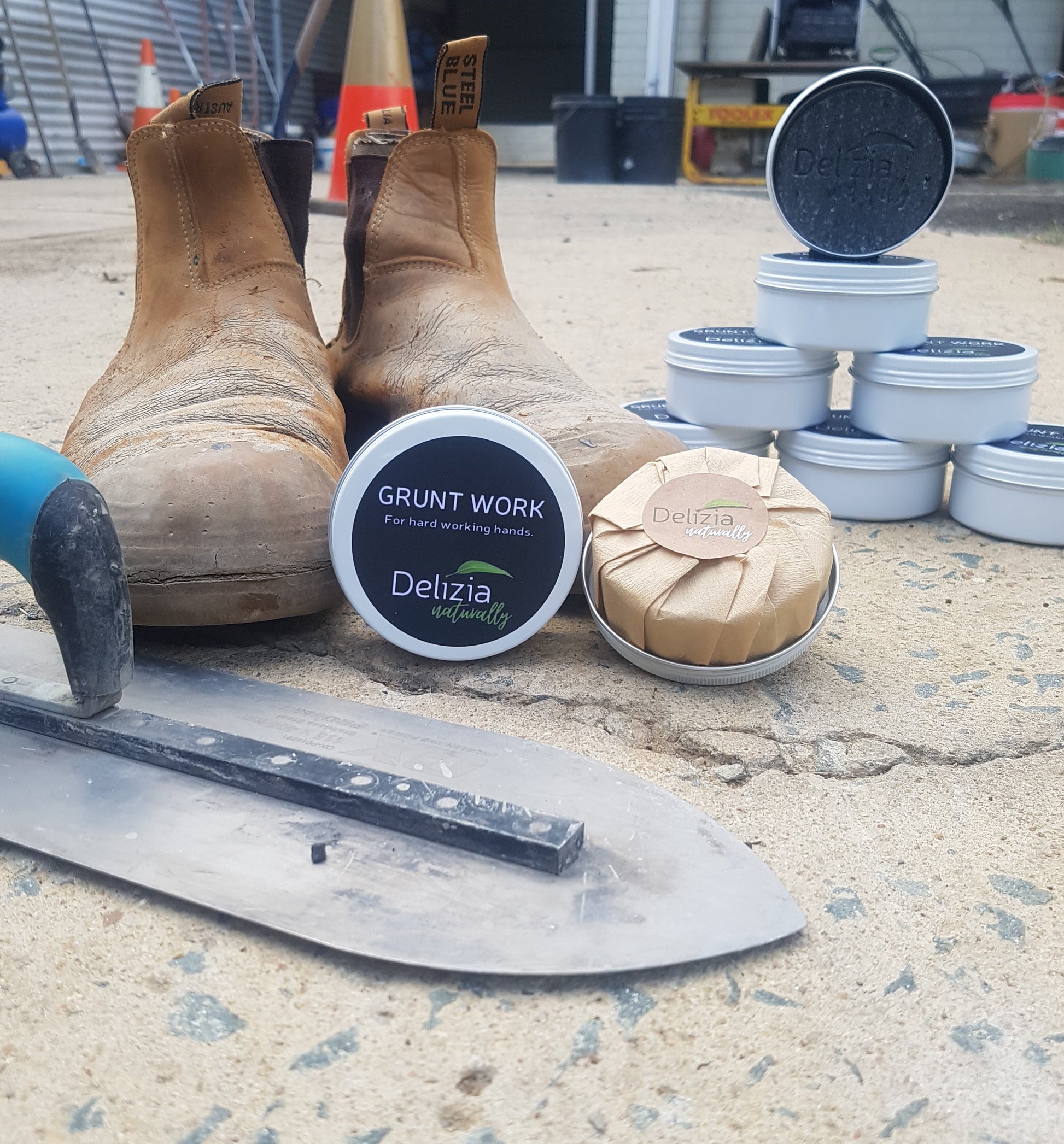 Grunt work -  dirty hand soap