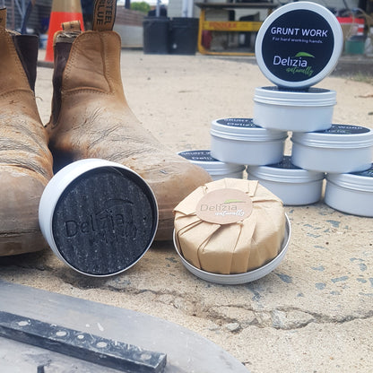 Grunt work -  dirty hand soap