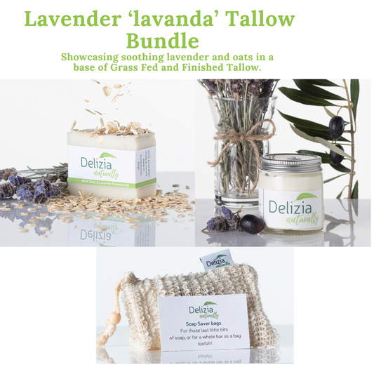 Tallow and Lavender Bundle - Delizia Naturally