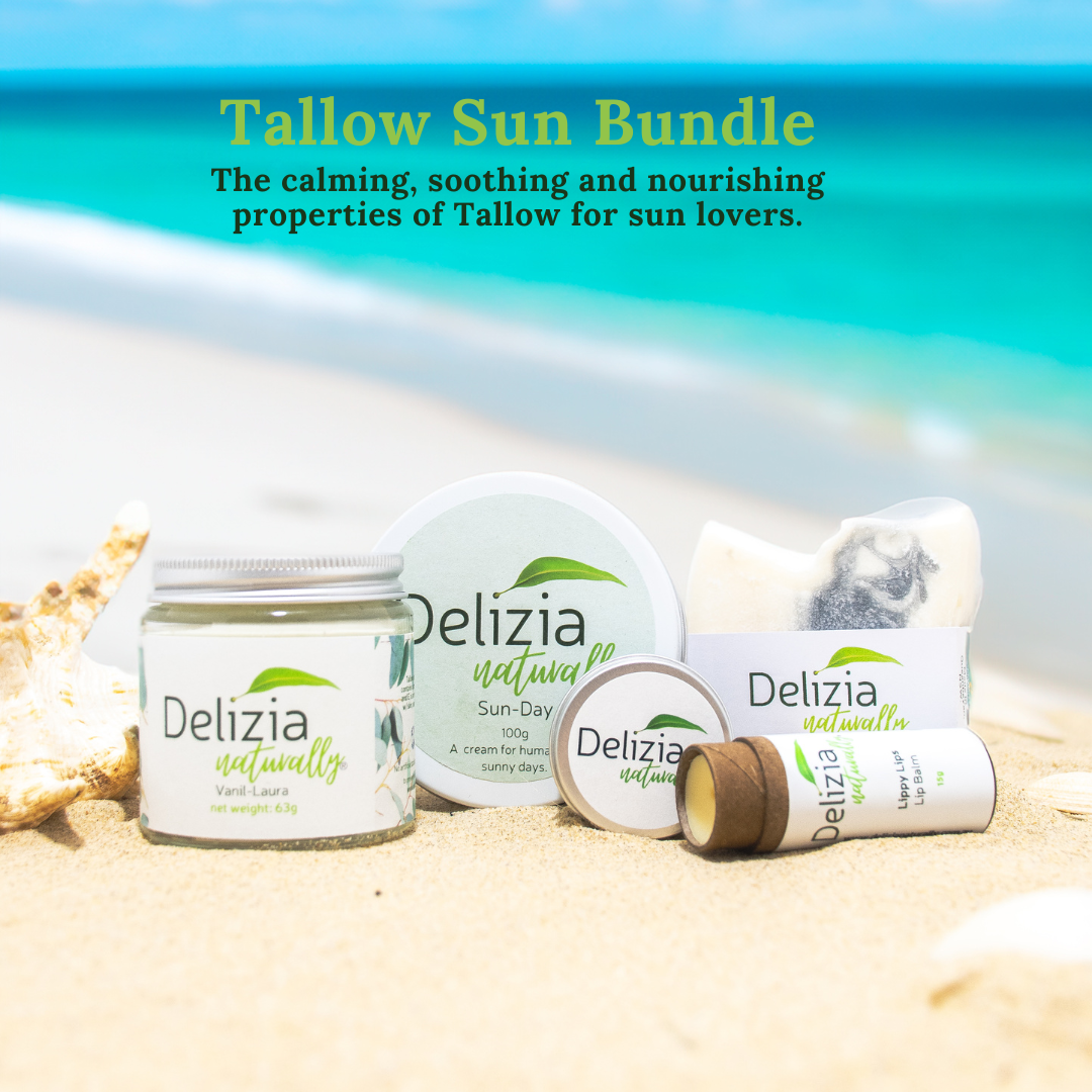 Tallow and sun beach bundle - Delizia Naturally