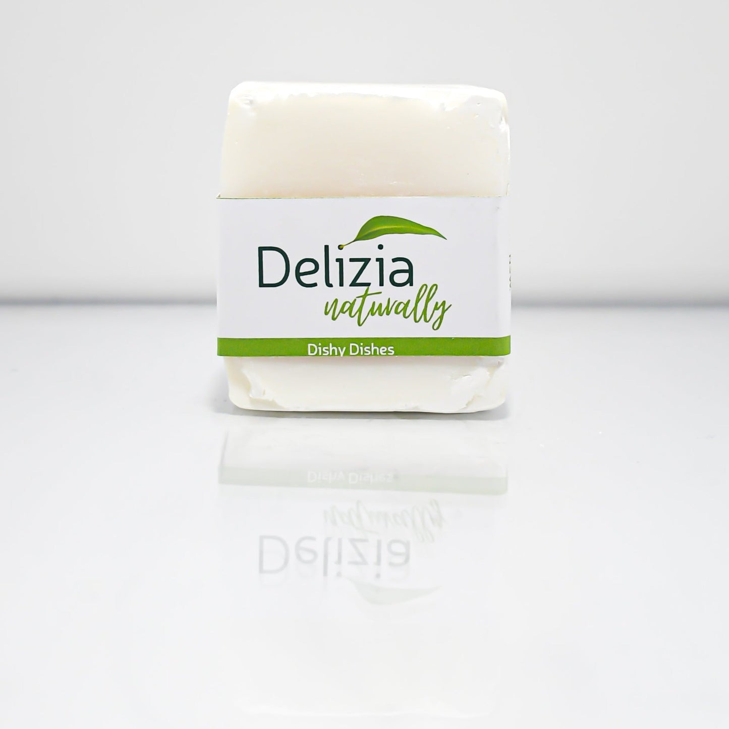 Natural dish soap block with pine and eucalyptus essential oils