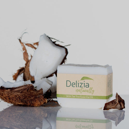 Soap’s Up coconut oil soap bar by Delizia Naturally front.